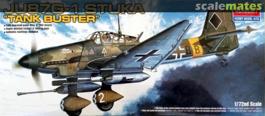 Boxart Ju87G-1 Stuka "Tank Buster" 12450 Academy