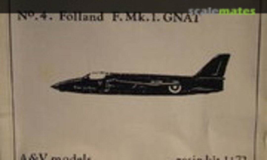 Folland F. Mk.1 Gnat (A&amp;V Models 4)