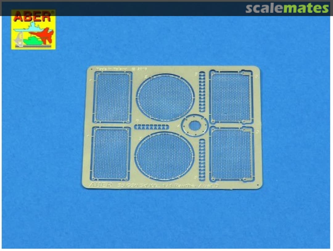Boxart Grilles for PzKpfw V Ausf.D Panther (Sd.Kfz.181) 35G30 Aber