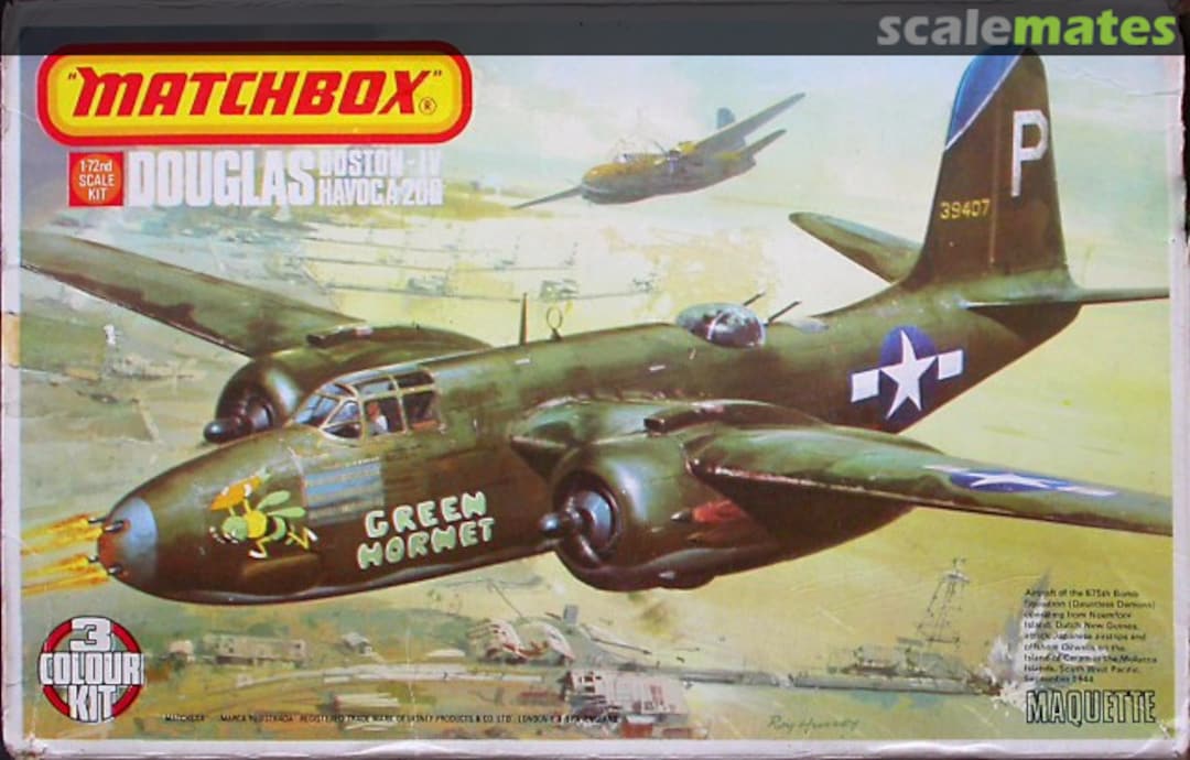 Boxart Douglas Boston IV / Havoc A-20G PK-120 Matchbox