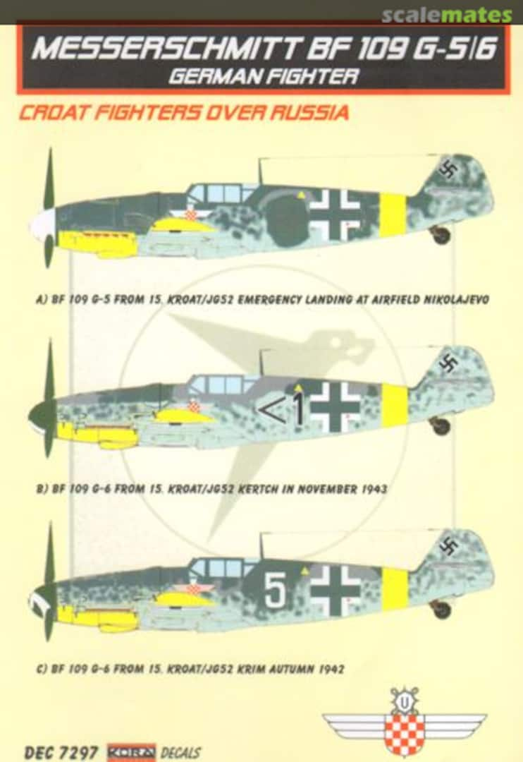 Boxart Messerschmitt Bf 109 G-5/6 German Fighter DEC7297 Kora Models