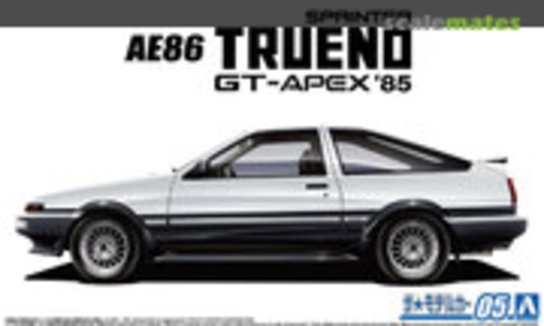 1:24 Toyota AE86 Sprinter Trueno GT-APEX '85 (Aoshima 061411)