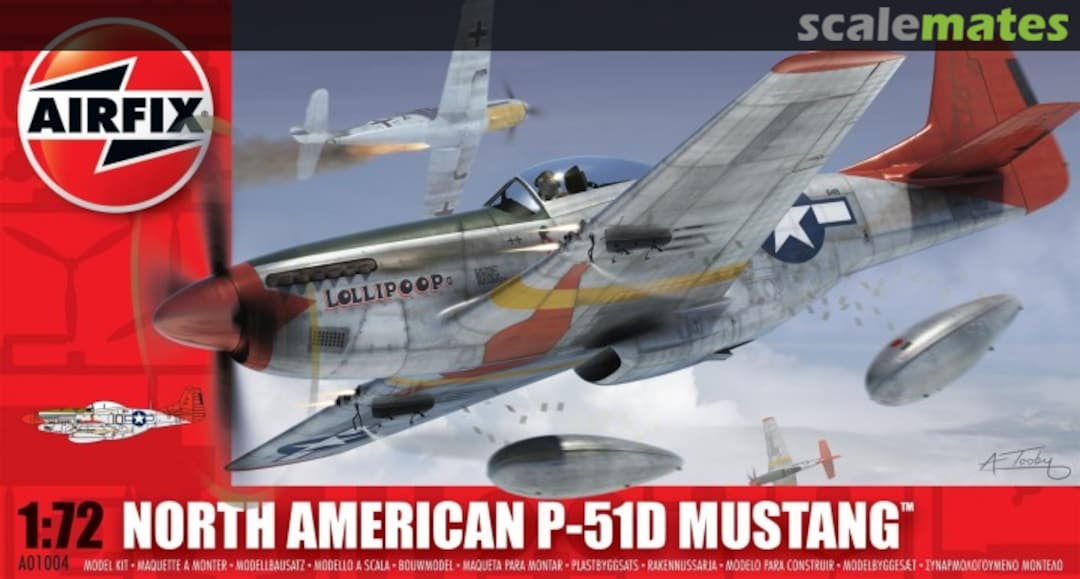 Boxart North American P-51D Mustang A01004 Airfix