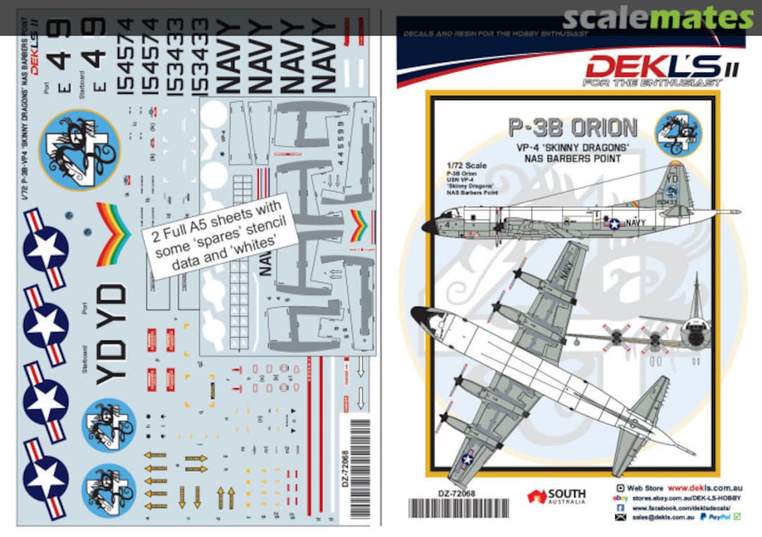 Boxart P-3B Orion DZ-72068 DEKL's