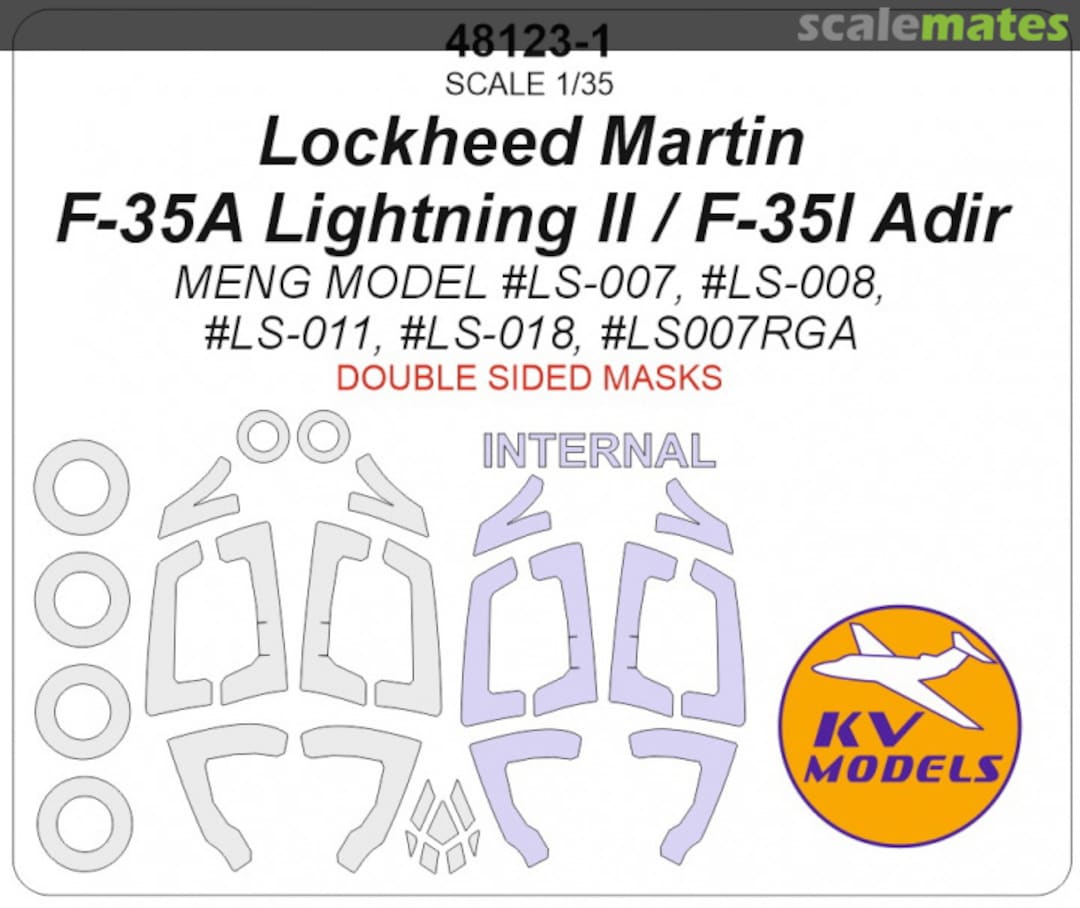 Boxart F-35A Lightning II (Double-sided) 48123-1 KV Models