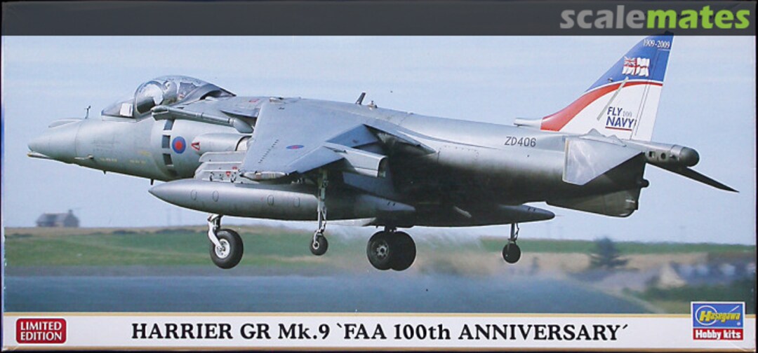 Boxart Harrier GR Mk.9 `FAA 100th Anniversary´ 01923 Hasegawa