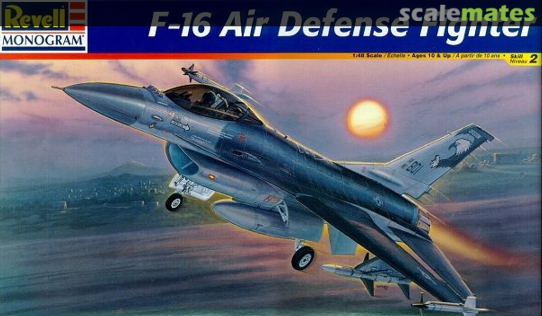 Boxart F-16 Air Defence Fighter 85-4774 Revell Monogram