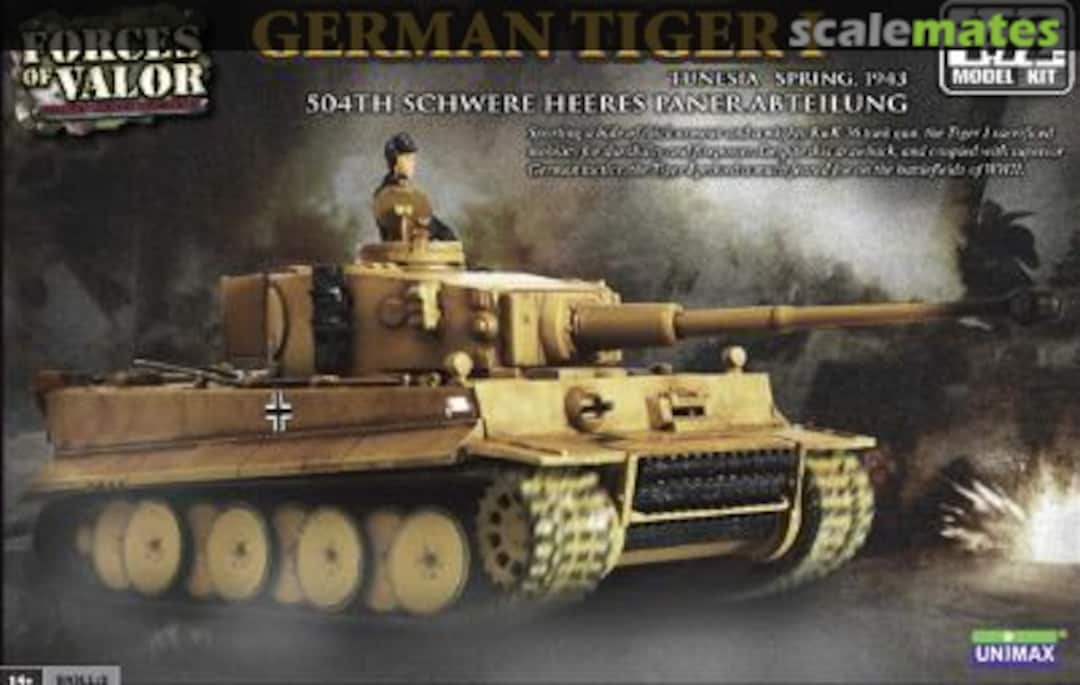 Boxart GERMAN Tiger I 87010 Forces of Valor