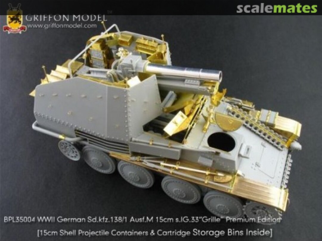 Boxart Sd.Kfz.138/1 Ausf.M 15cm sIG.33/2 "Grille" Premium Edition BPL35004 Griffon Model