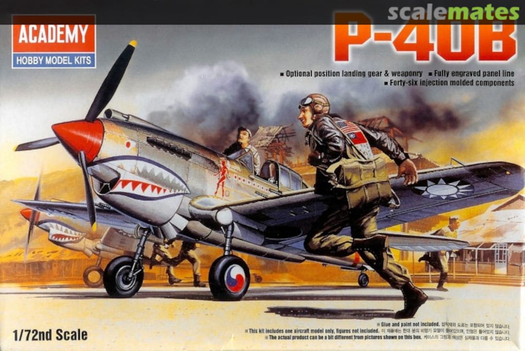 Boxart P-40B 12456 Academy