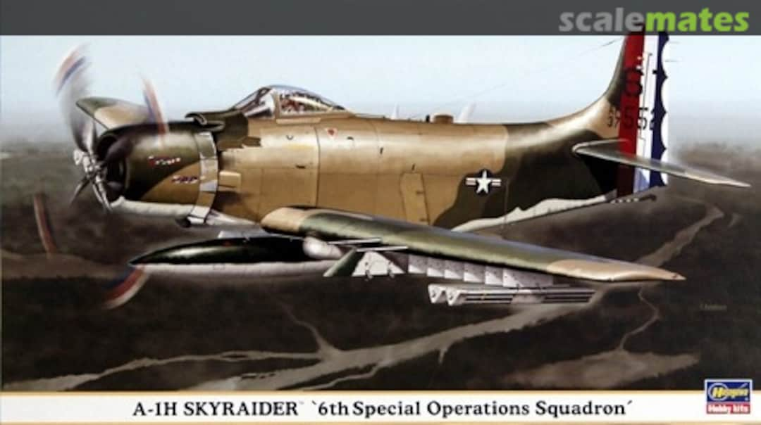 Boxart A-1H Skyraider `6th Special Operations Squadron´ 00780 Hasegawa