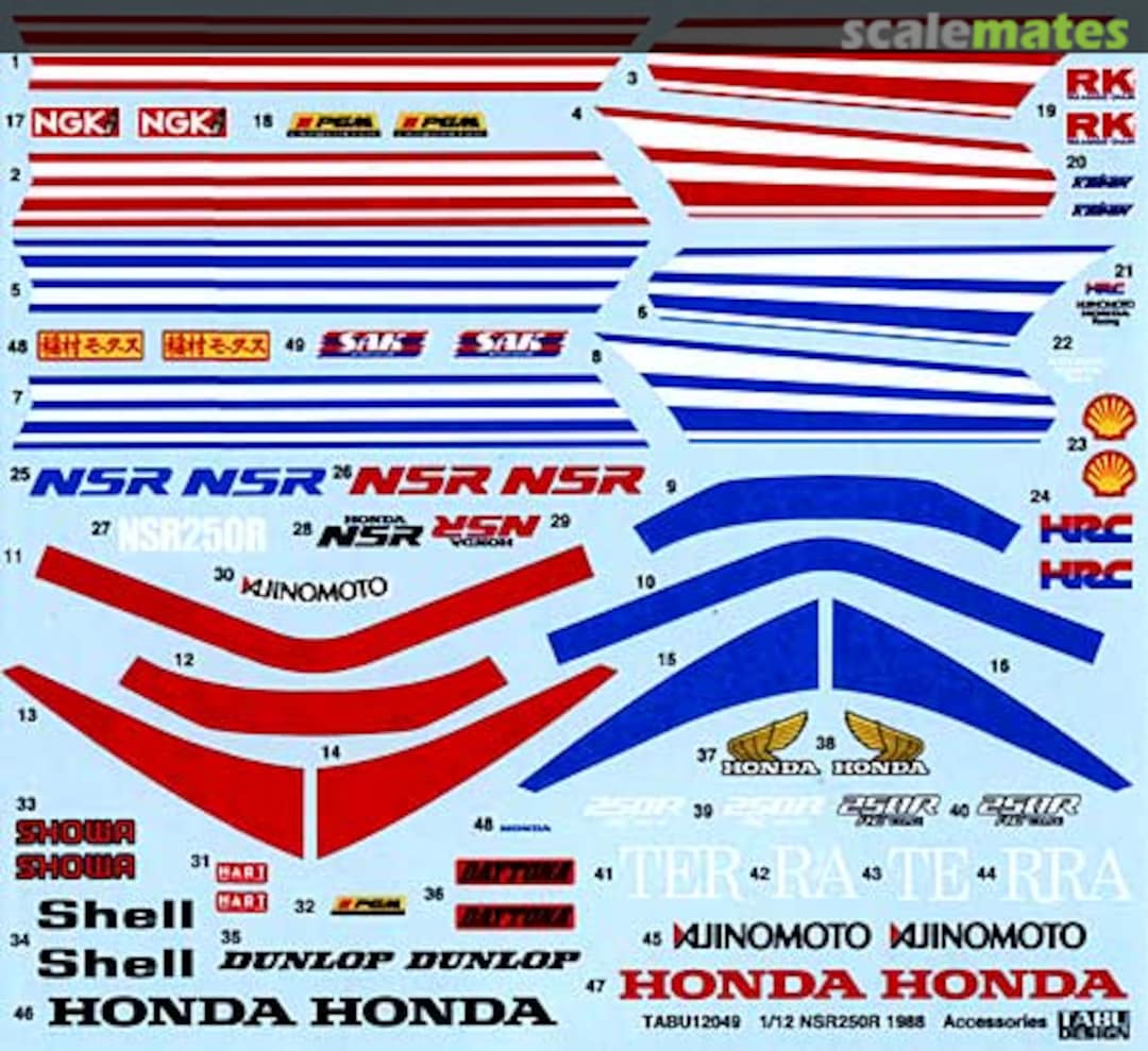 Boxart Honda NSR250R Shell Dunlop TABU12049 Tabu Design