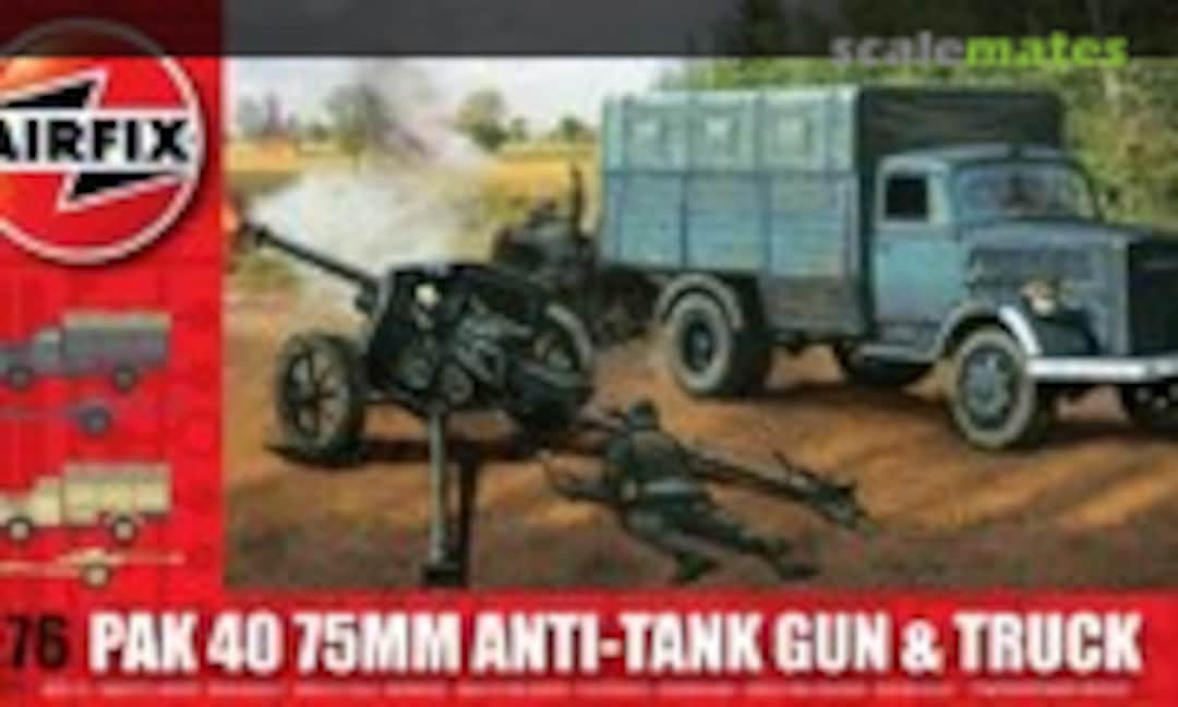 1:76 Pak 40 75mm Anti-Tank Gun &amp; Truck (Airfix A02315)