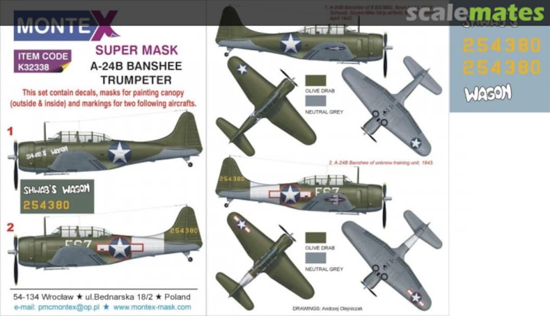 Boxart Douglas A-24 Banshee K32338 Montex