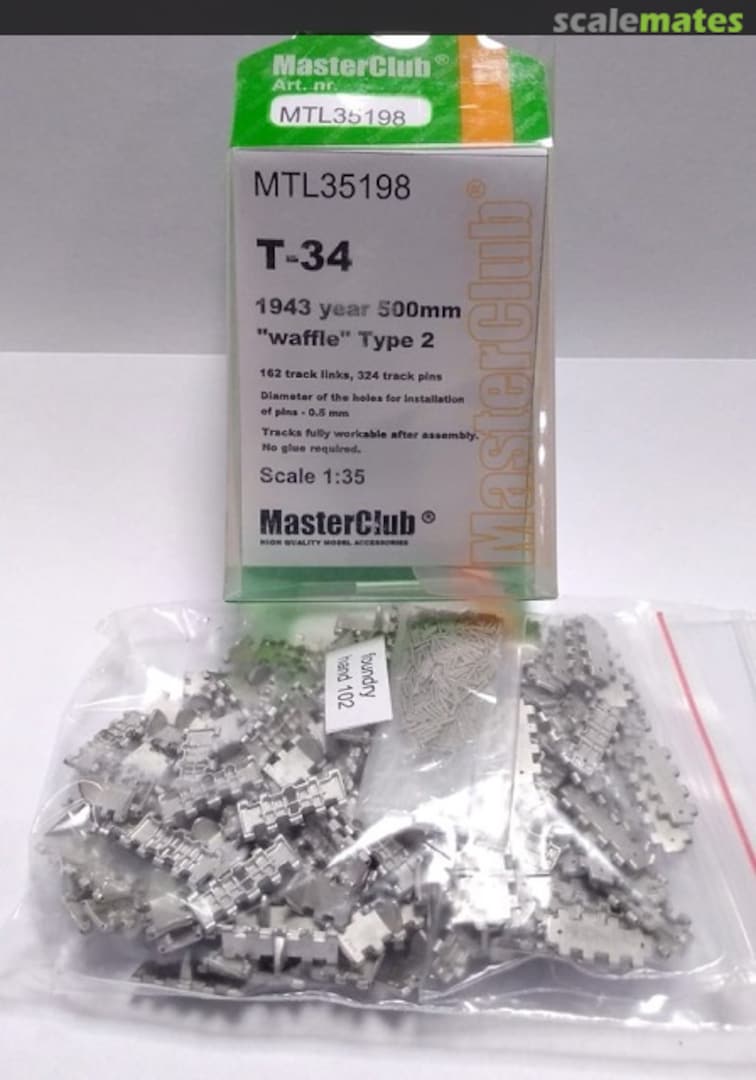 Boxart Tracks for T-34 1943 Type 2 MTL35198 MasterClub