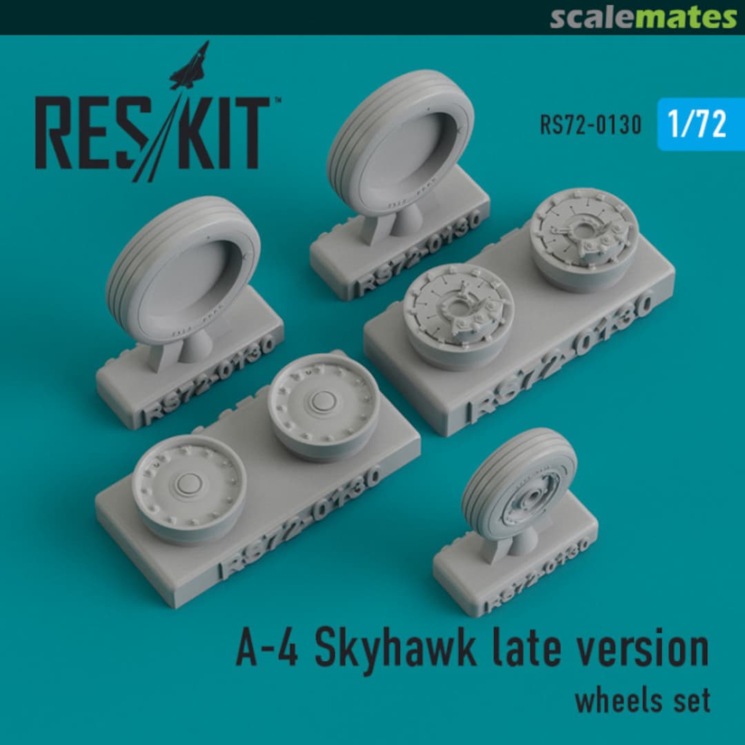 Boxart A-4 Skyhawk late version RS72-0130 ResKit