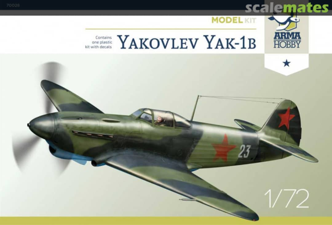 Boxart Yakovlev Yak-1b 70028 Arma Hobby