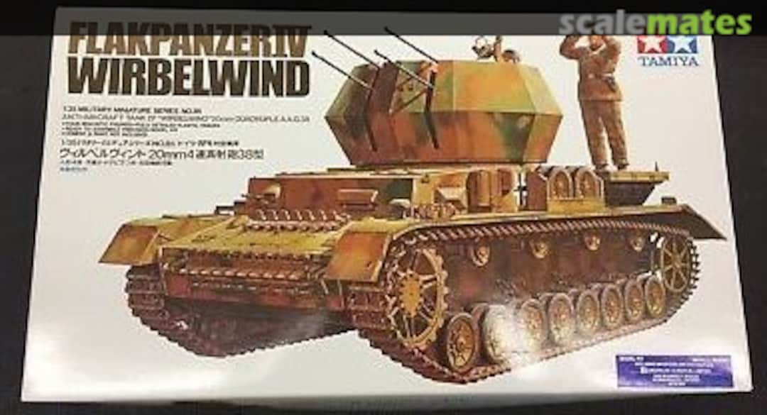 Boxart Flakpanzer IV Wirbelwind 35233 Tamiya