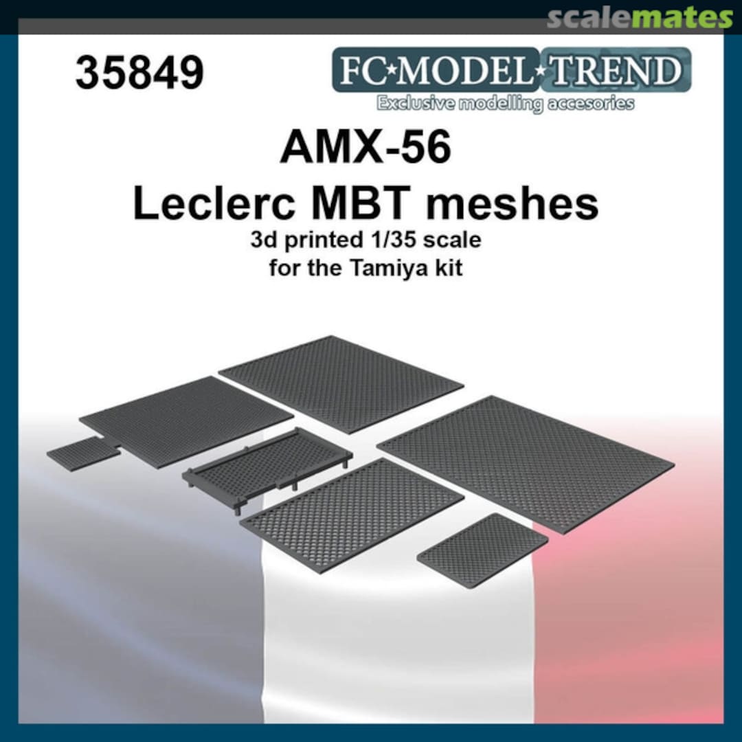 Boxart AMX-56 Leclerc MBT Meshes 35849 FC Model Trend