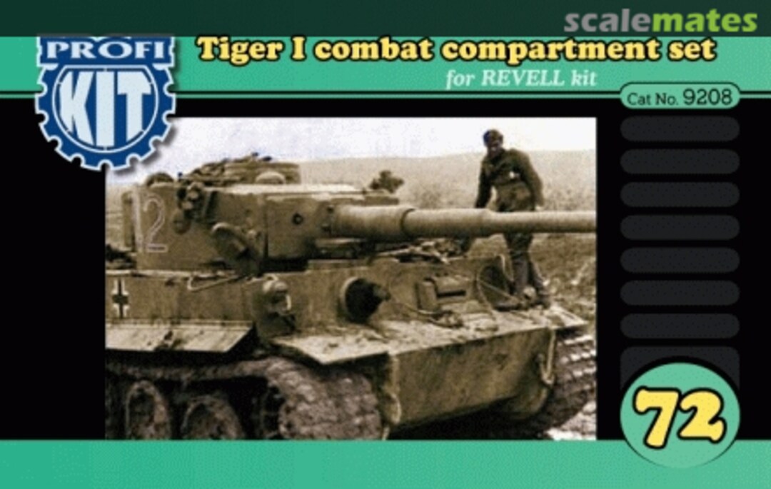 Boxart Pz. VI "Tiger" I late combat comp. set 9208 ProfiKIT