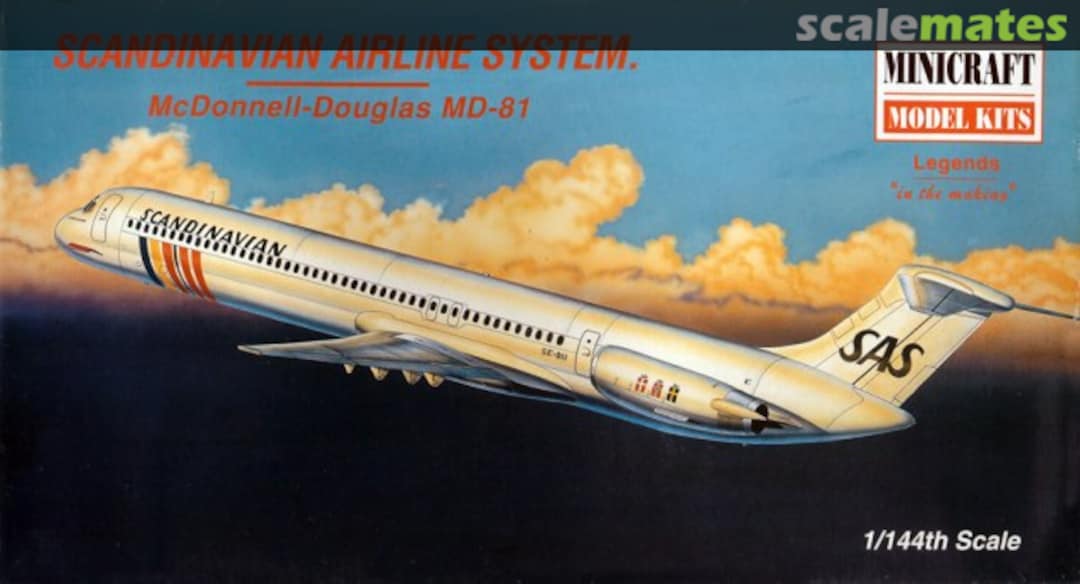 Boxart McDonnell-Douglas MD-81 14474 Minicraft Model Kits