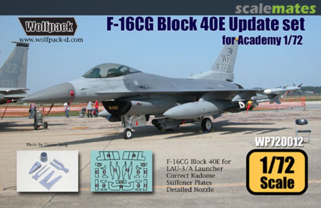 Boxart F-16CG Block 40E Falcon Update Set WP72012 Wolfpack