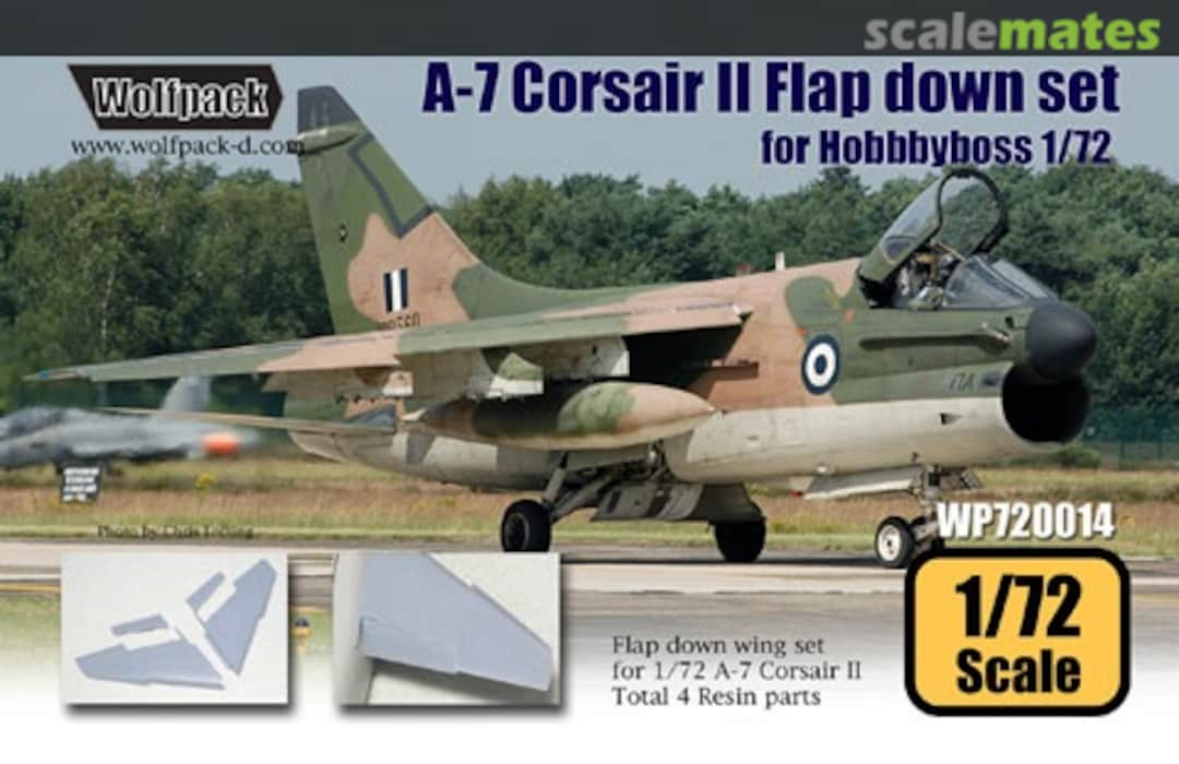 Boxart A-7 Corsair II - Flap Down Set WP72014 Wolfpack