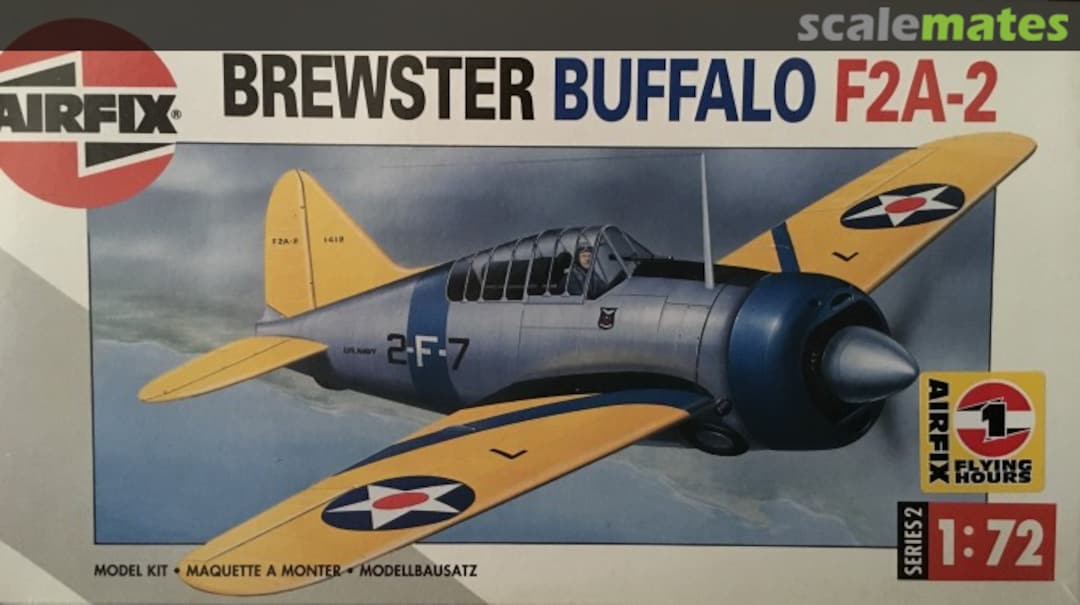 Boxart Brewster Buffalo F2A-2 02050 Airfix