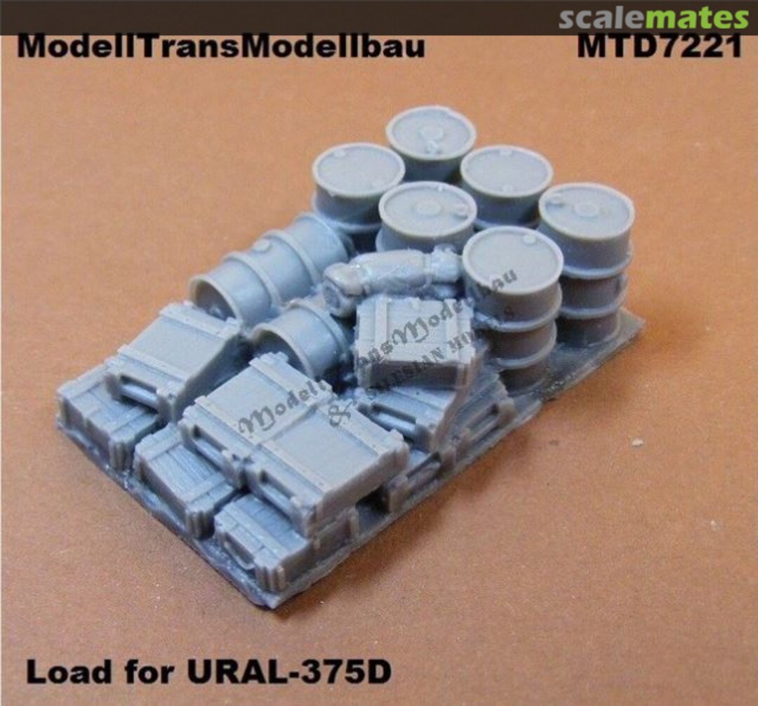 Boxart Load for Ural-375D MTD7221 Modell Trans Modellbau