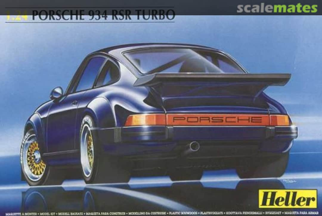 Boxart Porsche 934 RSR Turbo 80714 Heller