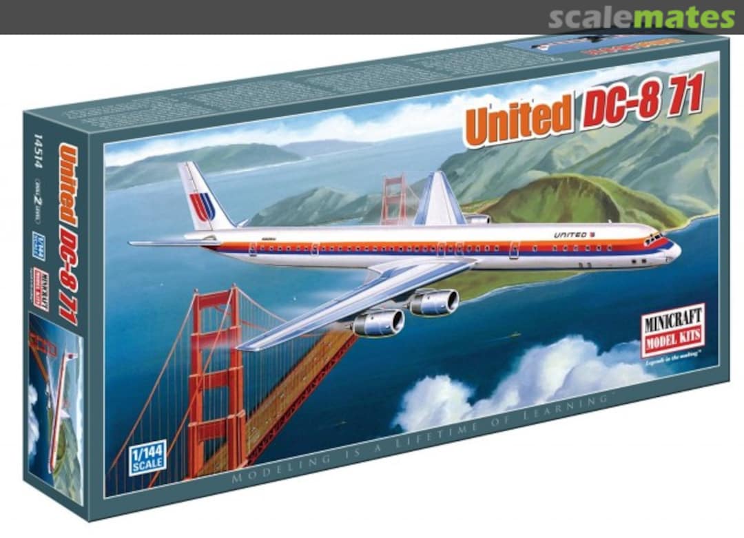 Boxart United DC-8-71 14514 Minicraft Model Kits