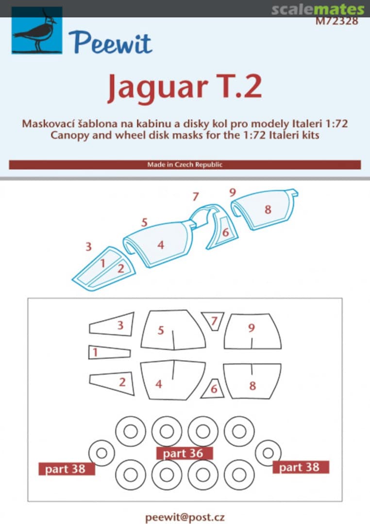 Boxart Sepecat Jaguar T.2 M72328 Peewit