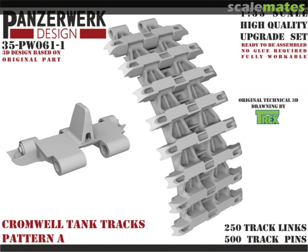 Boxart Cromwell Tracks Pattern A 35PW-061-1 Panzerwerk design