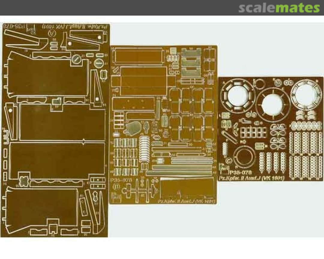 Boxart PzKpfw II Ausf. J P35-078 Part