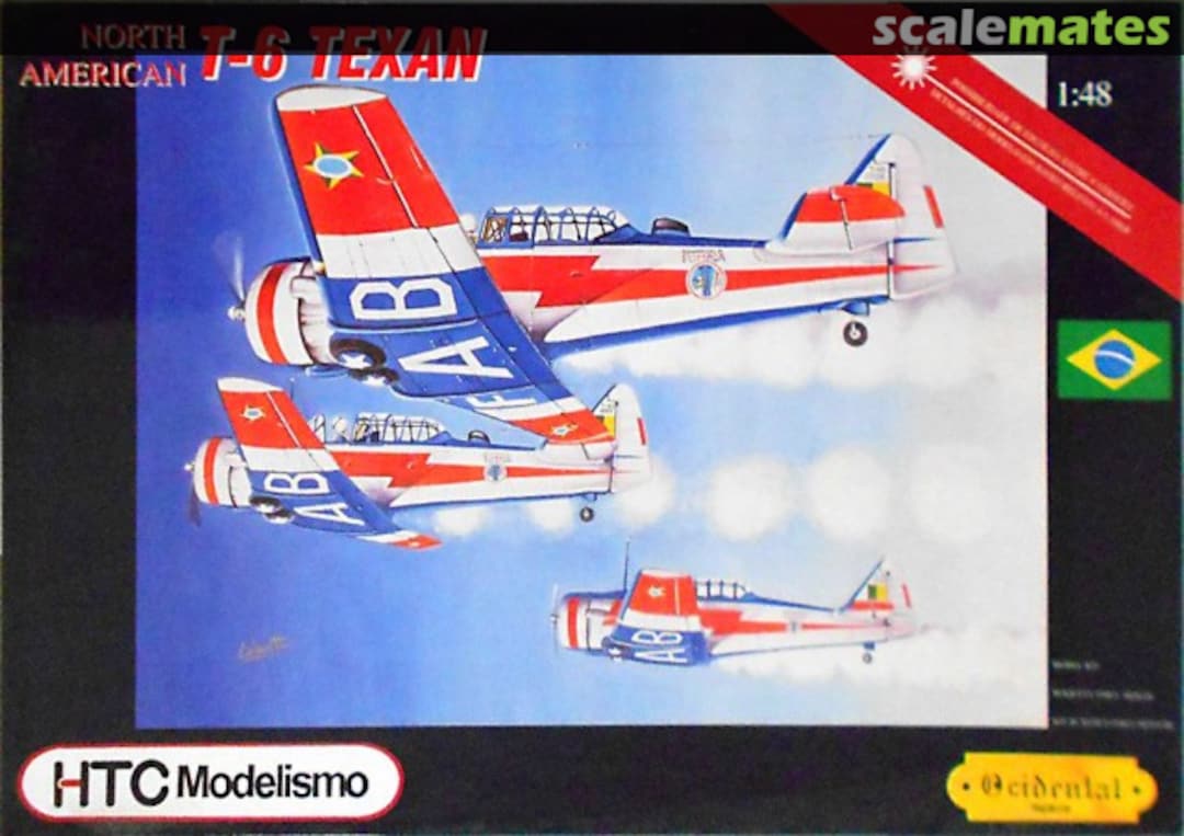 Boxart North American T-6 Texan 48001 HTC Modelismo