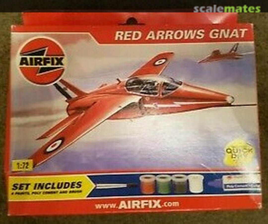 Boxart Red Arrows Gnat 01036G Airfix