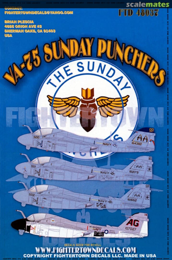 Boxart VA-75 Sunday Punchers FTD 48037 Fightertown Decals