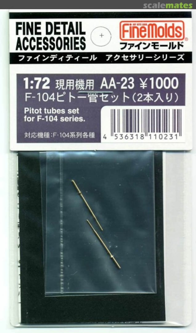 Boxart Pitot Tubes Set for F-104 series AA-23 Fine Molds