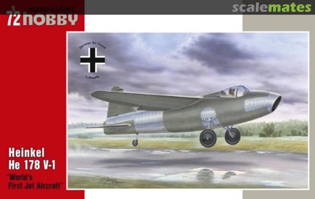 Boxart Heinkel He 178 V-1 "World's First Jet Aircraft" SH72321 Special Hobby