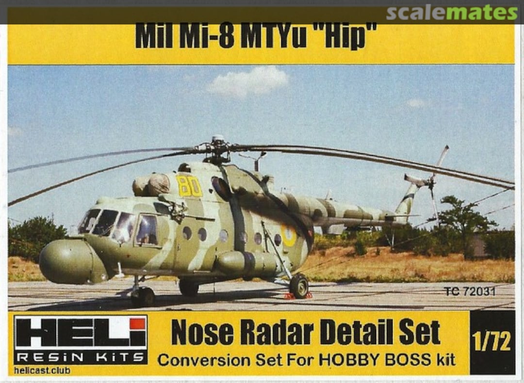 Boxart Mil Mi-8 MTYu "Hip'' TC72031 HELI Resin Kits