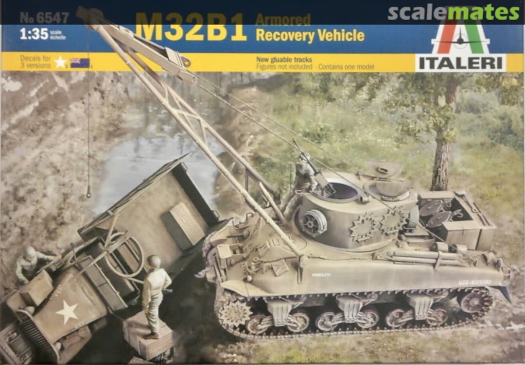 Boxart M32B1 Armored Recovery Vehicle 6547 Italeri