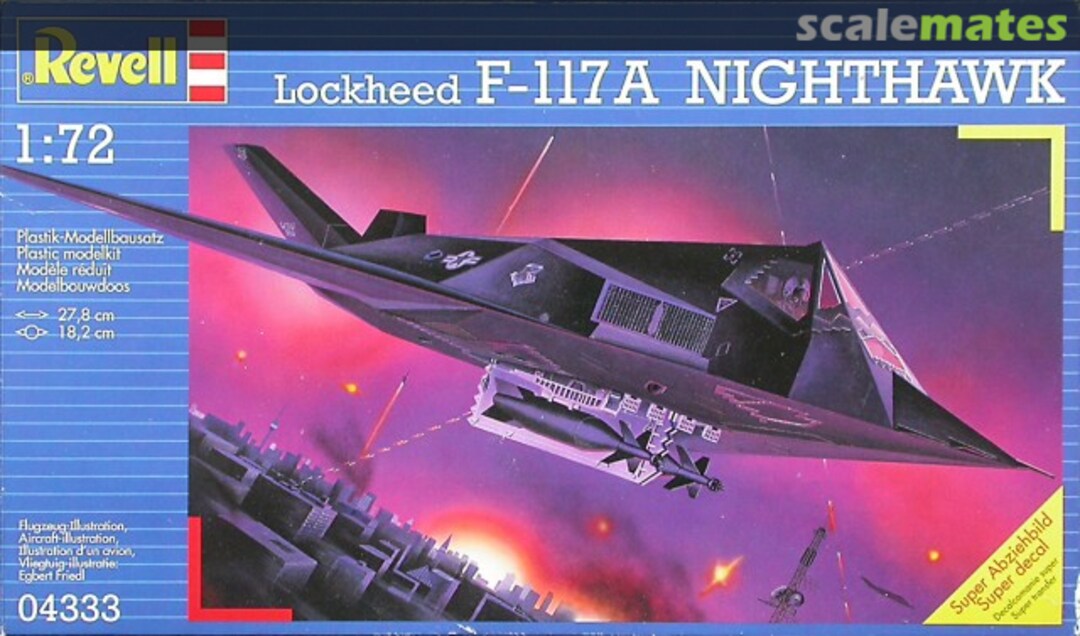 Boxart Lockheed F-117A Nighthawk 04333 Revell