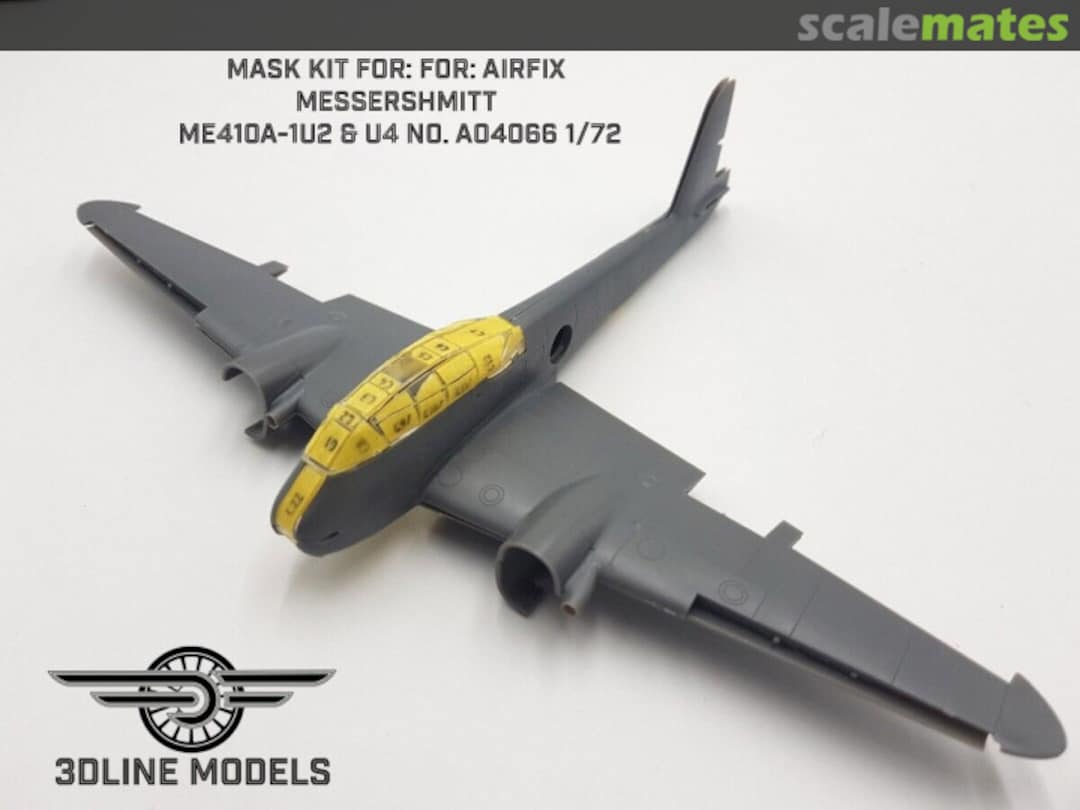 Boxart Messerschmitt Me 410A-1U2 & U4 Mask set  3D Line Models