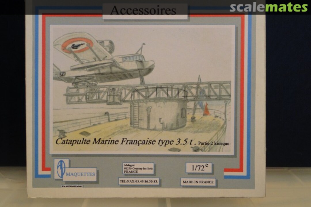 Boxart Catapulte Marine Francaise Type 3.5 t part 2  Maquettes Verneuil