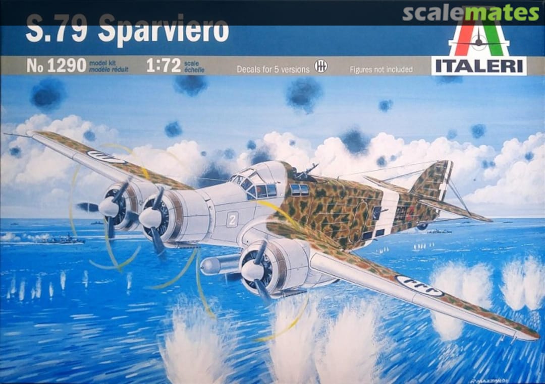 Boxart S.79 Sparviero 1290 Italeri