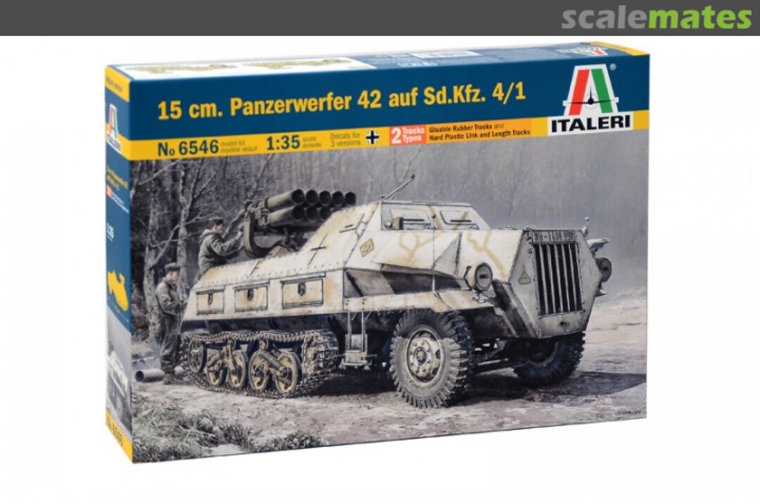 Boxart 15 cm Panzerwerfer 42 auf Sd.Kfz. 4/1 6546 Italeri