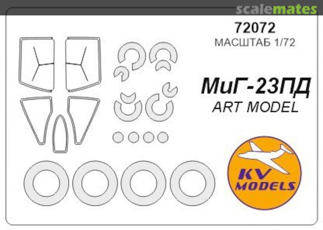 Boxart MiG-23PD 72072 KV Models