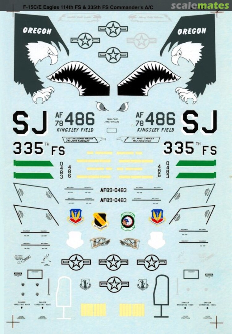 Boxart F-15C/E Eagles 48-0752 SuperScale International