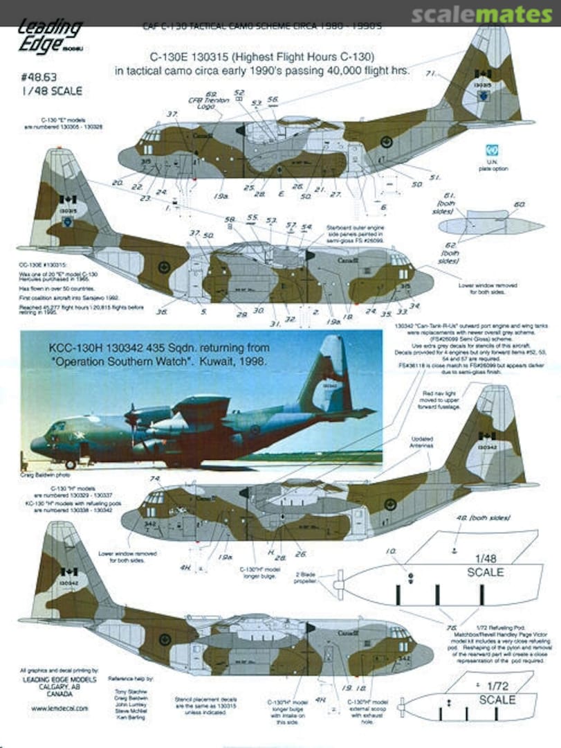 Boxart CAF C-130 Hercules 48.63 Leading Edge