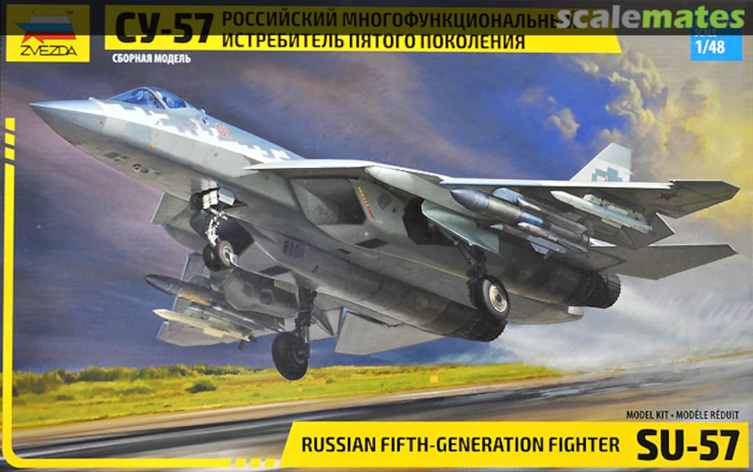 Boxart Su-57 4824 Zvezda